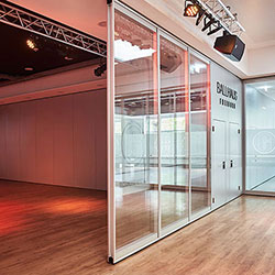 Variflex und Variflex Glass panels can be combined